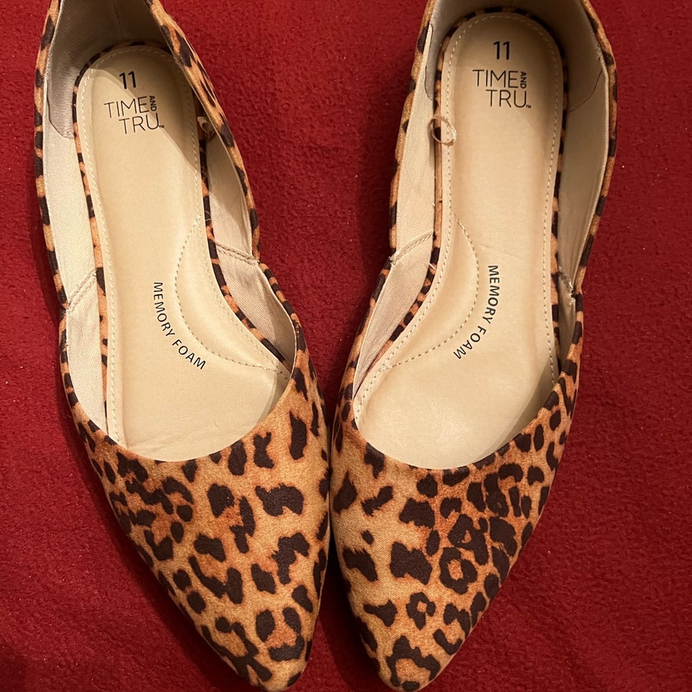 Cheetah/Leopard print flats